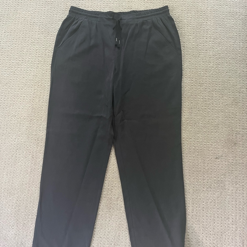 Black silky joggers size M